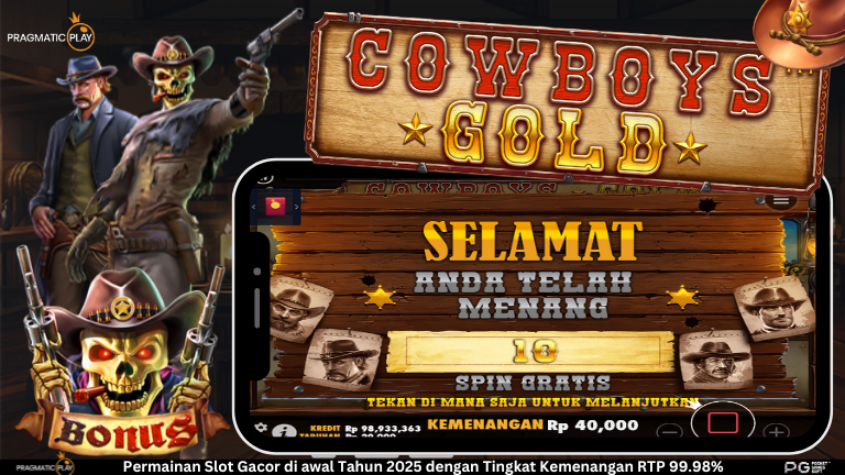 Wild West: Slot Cowboys Gold dari Pragmatic Play
